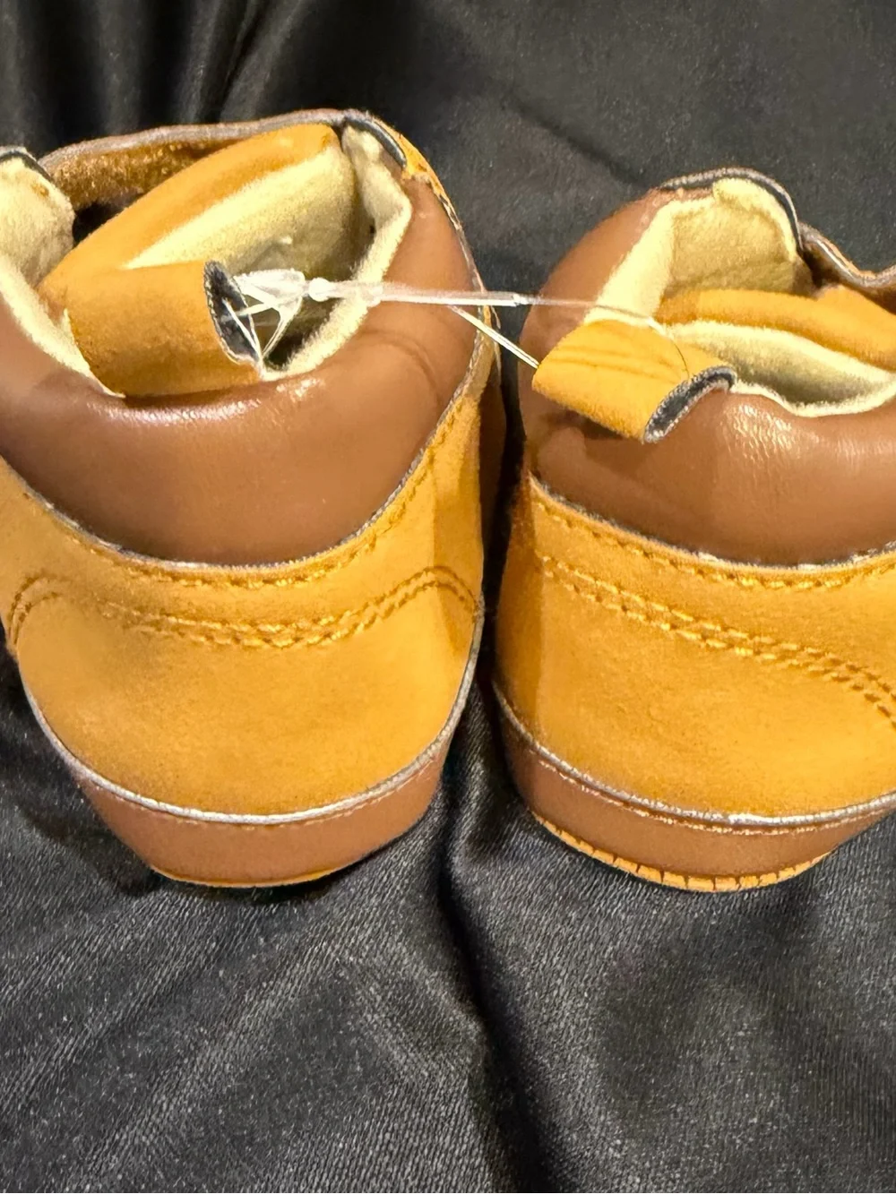 Carter's Tan & Brown Baby Velcro Walker Shoes 3-6 mo